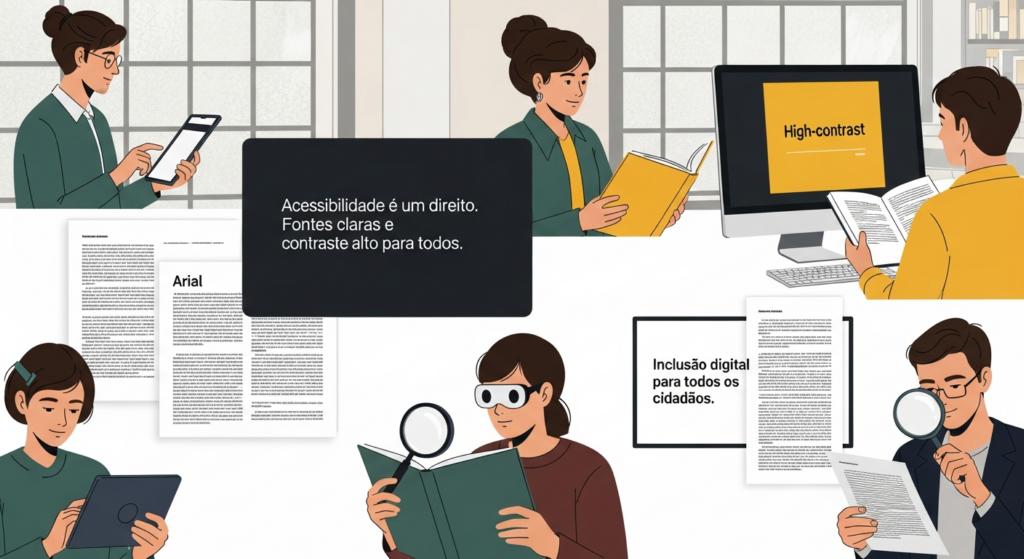 Fontes e Acessibilidade